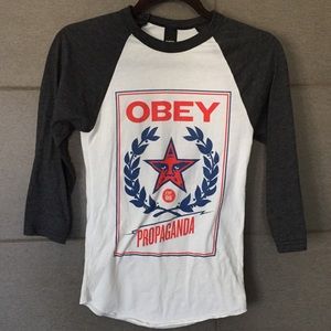 Obey Baseball T - XS